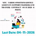 NITC Office Assistant (Skilled) - Accounts Recruitment 2026