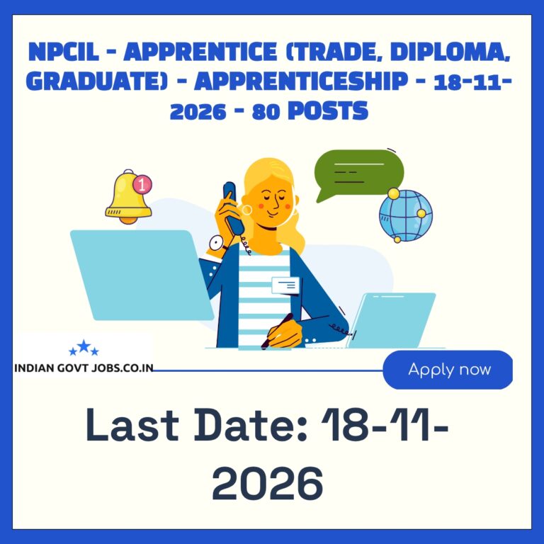 NPCIL Trade Apprentice Recruitment 2026