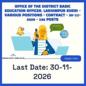 Office of the District Basic Education Officer, Lakhimpur Kheri Principal Recruitment 2026