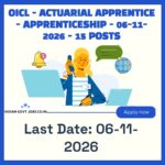 OICL Actuarial Apprentice Recruitment 2026