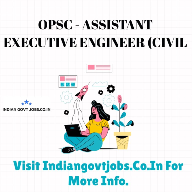 OPSC Assistant Executive Engineer (Civil) Recruitment 2026