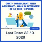 OUAT Consultant Recruitment 2026