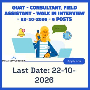 OUAT Consultant Recruitment 2026