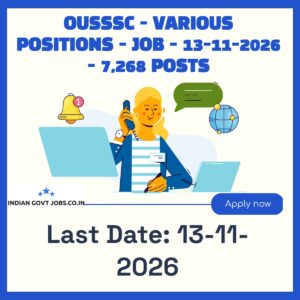 OUSSSC Constable (Civil) Recruitment 2026