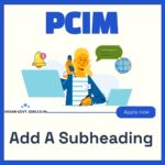PCIM&H Project Consultant (Chemistry) Recruitment 2026