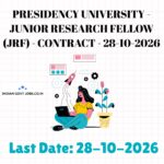 Presidency University Junior Research Fellow (JRF) Recruitment 2026