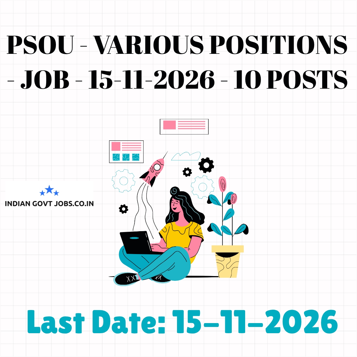 PSOU Assistant Professor Recruitment 2026