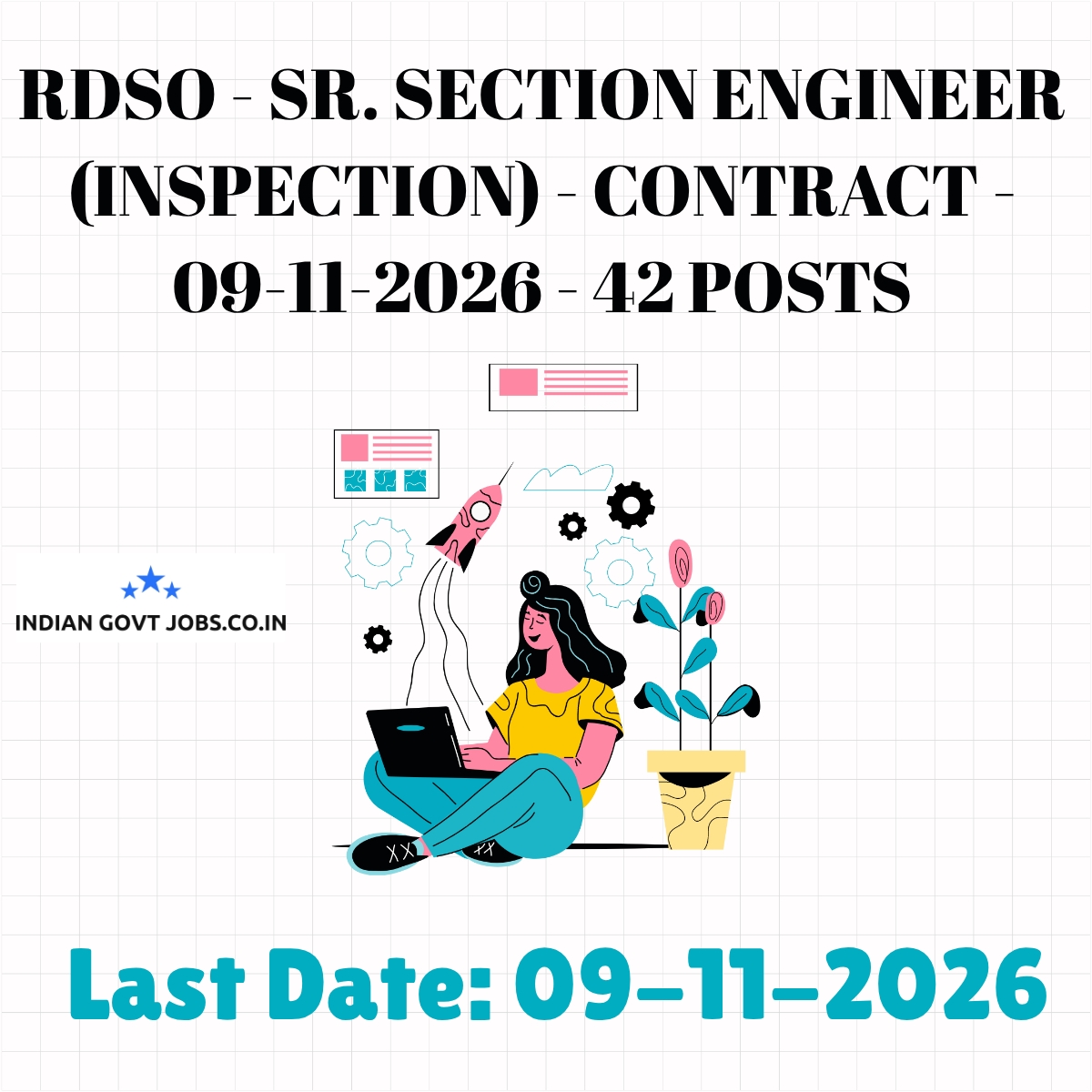 RDSO Sr. Section Engineer/Inspection/Electrical Recruitment 2026