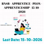 RNSB Apprentice - Peon Recruitment 2026