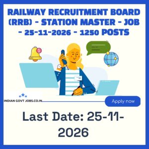 RRB Station Master Recruitment 2026