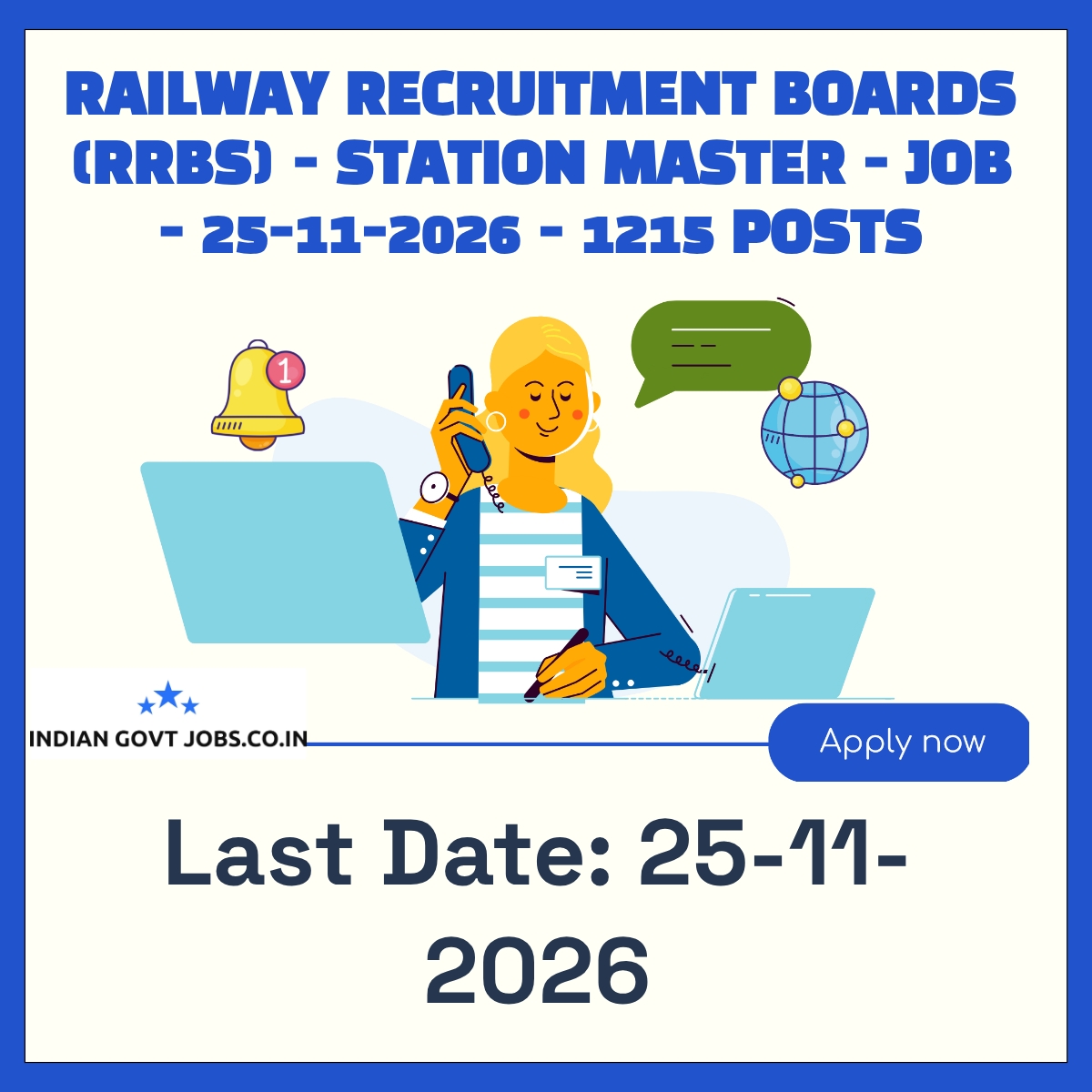 RRBs Station Master Recruitment 2026