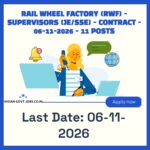 RWF Junior Engineer (JE) Recruitment 2026