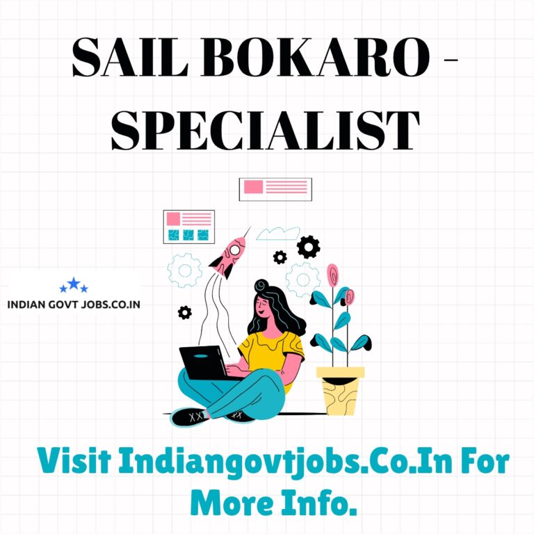 SAIL Bokaro Specialist - Orthopaedics Recruitment 2026