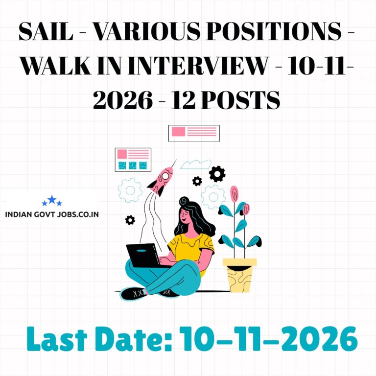 SAIL Specialist (General Medicine) Recruitment 2026