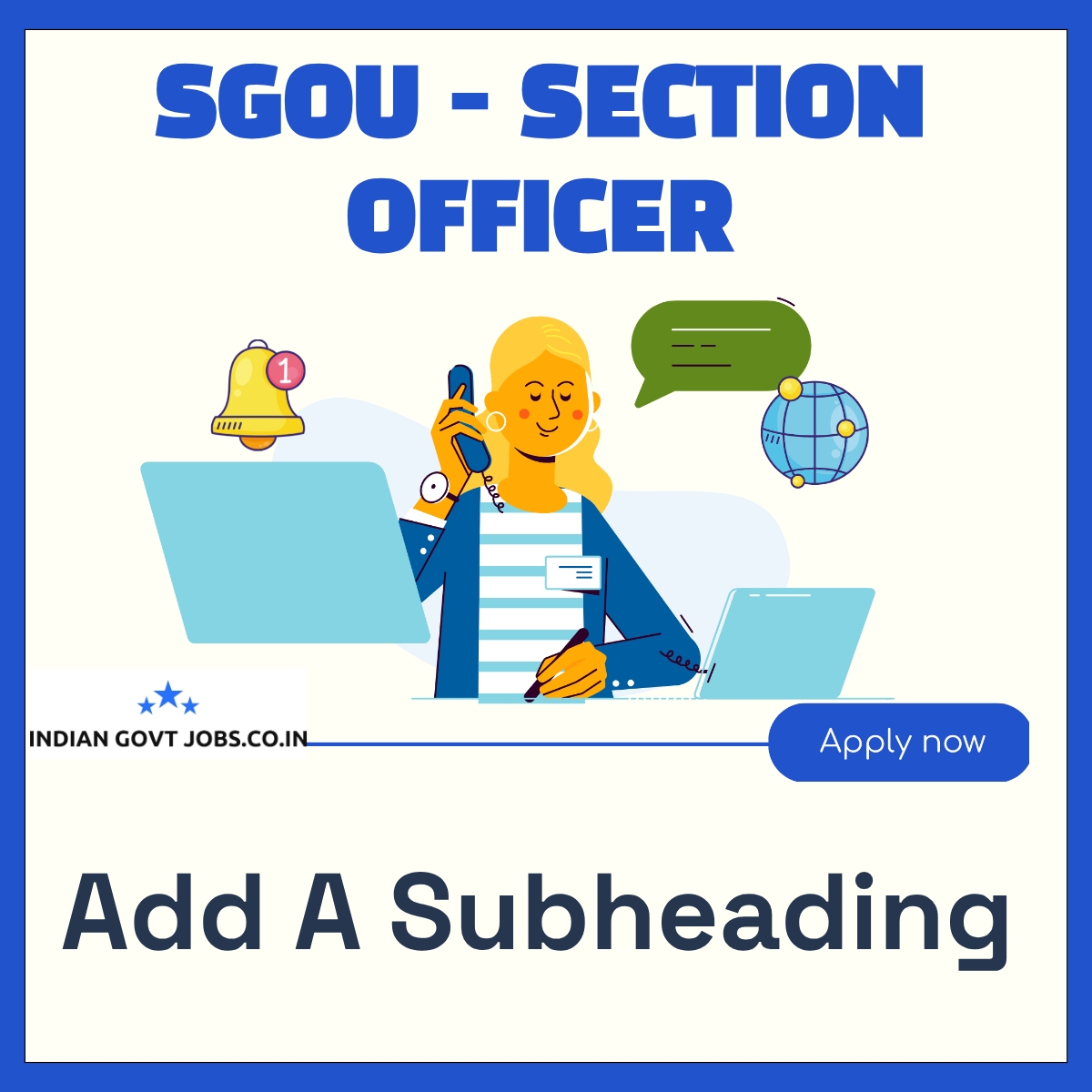 SGOU Section Officer Recruitment 2026