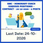 SMC Table Tennis Coach Recruitment 2026