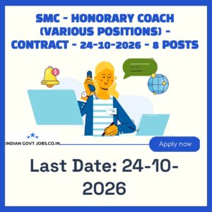 SMC Table Tennis Coach Recruitment 2026