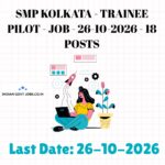 SMP Kolkata Trainee Pilot Recruitment 2026