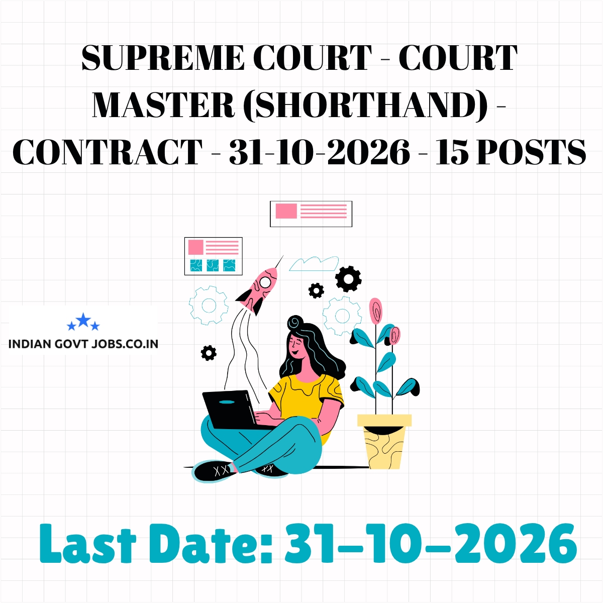 Supreme Court Court Master (Shorthand) Recruitment 2026