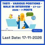 THSTI Project Research Scientist-III Recruitment 2026
