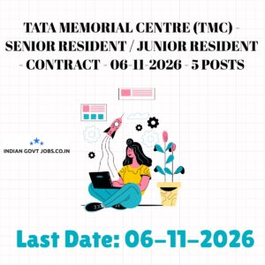 TMC Senior Resident Recruitment 2026