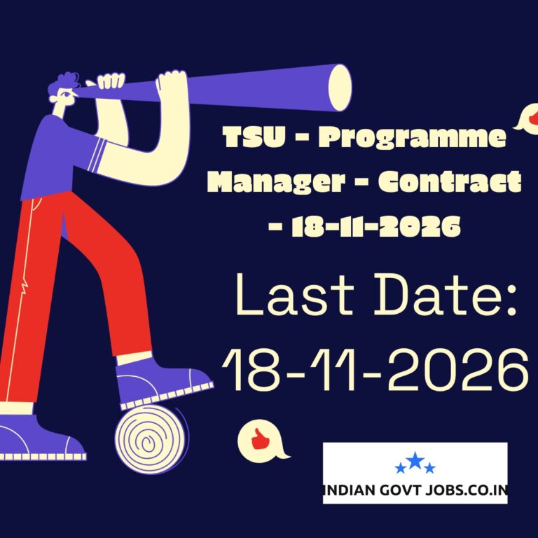 TSU Programme Manager Recruitment 2026