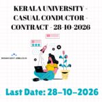 UOK Casual Conductor Recruitment 2026
