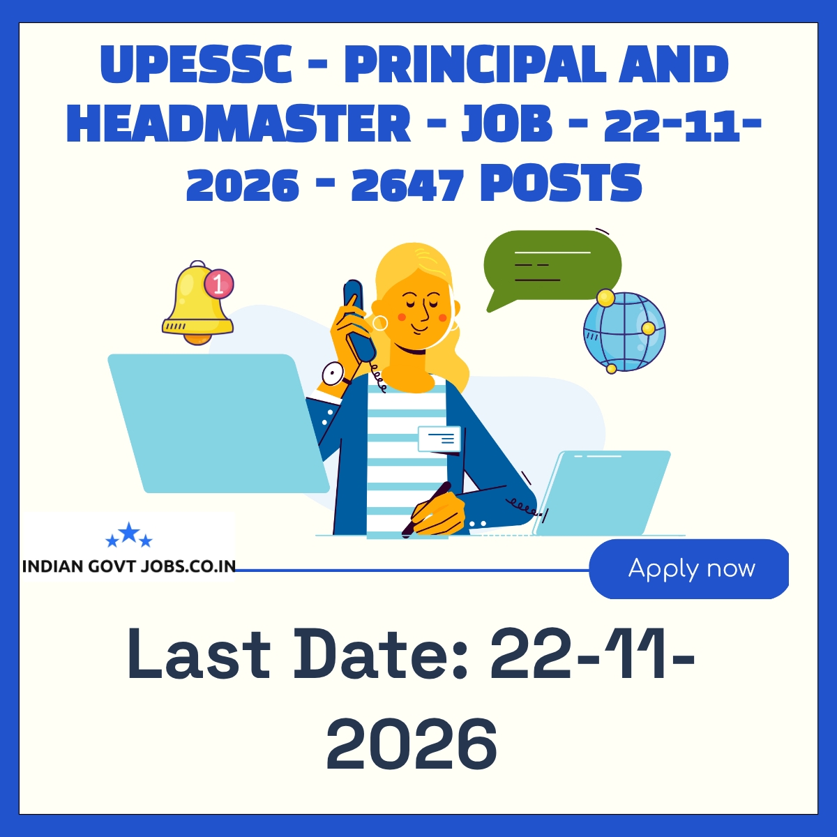 UPESSC Principal Recruitment 2026