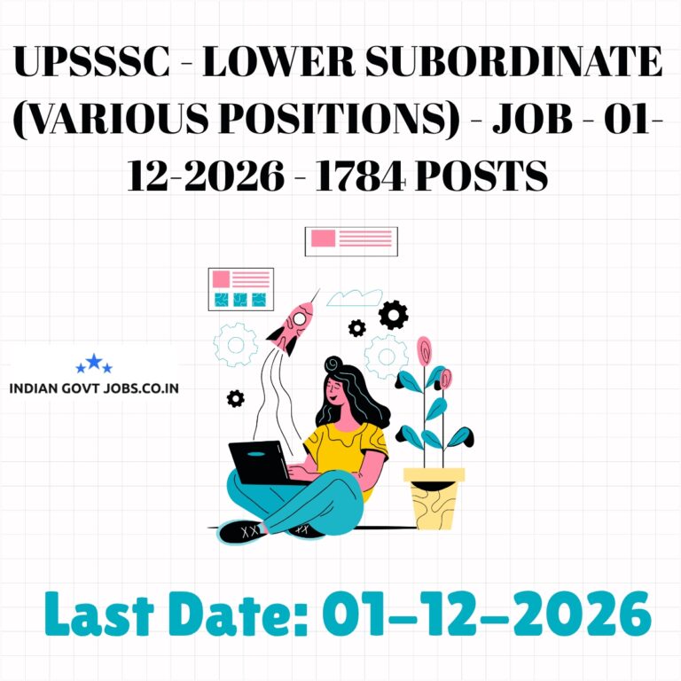 UPSSSC Commercial Tax Collection Amin Recruitment 2026