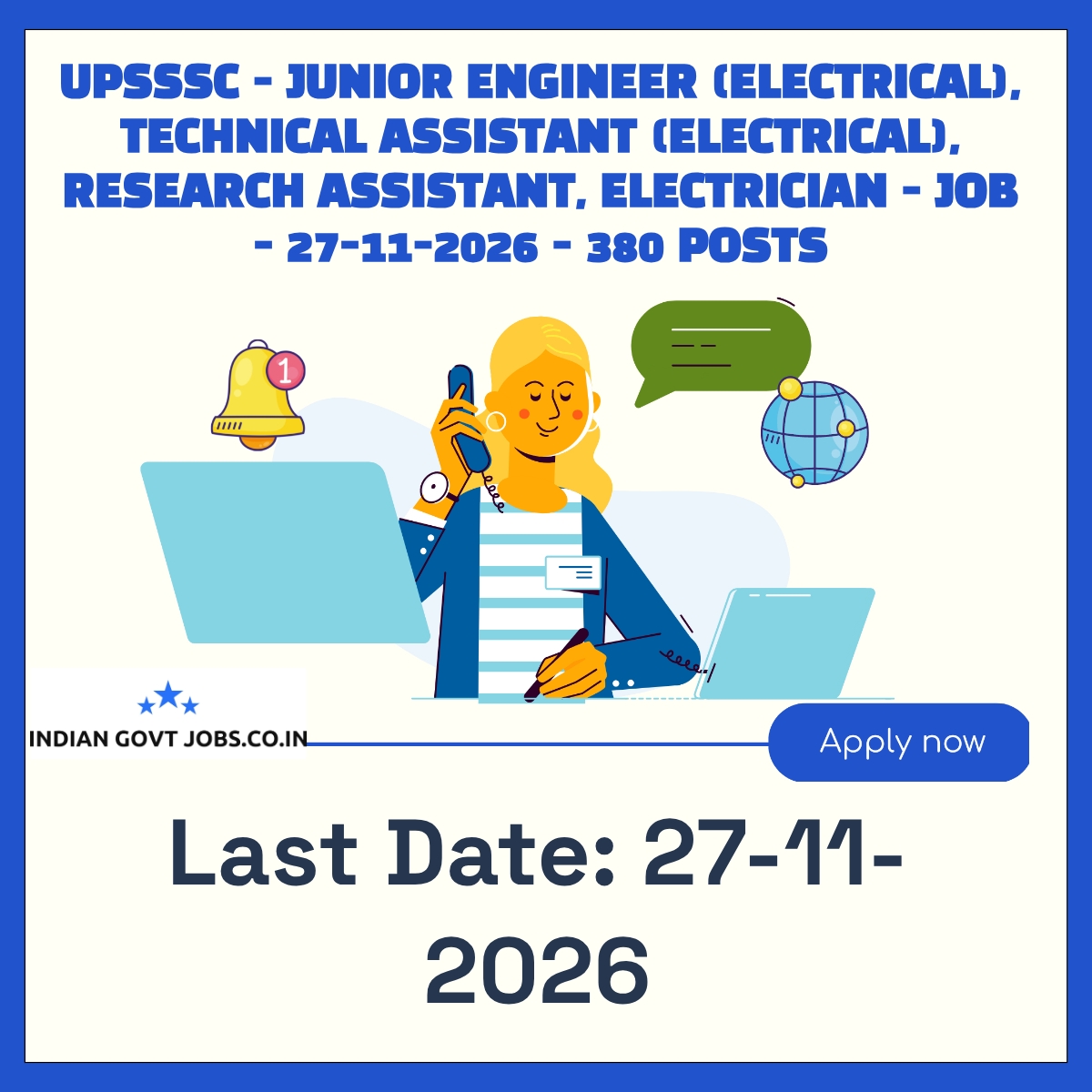 UPSSSC Junior Engineer (Electrical) Recruitment 2026