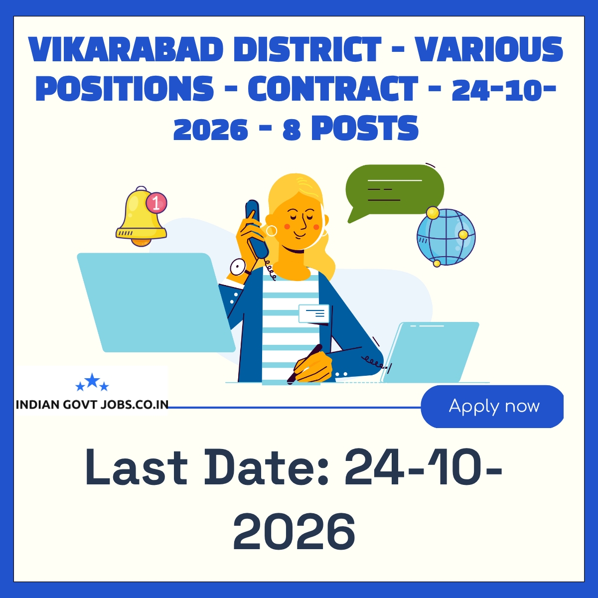 Vikarabad District AYUSH Doctor with PG Qualification Recruitment 2026