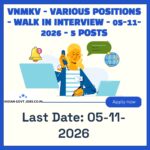 VNMKV Senior Research Fellow Recruitment 2026