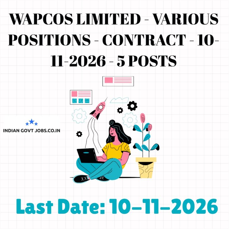 WAPCOS Electrical Engineer Recruitment 2026
