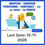 WAPCOS Site Engineer Recruitment 2026