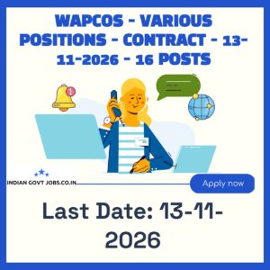 WAPCOS Site Engineer Recruitment 2026