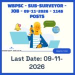 WBPSC Sub-Surveyor Recruitment 2026