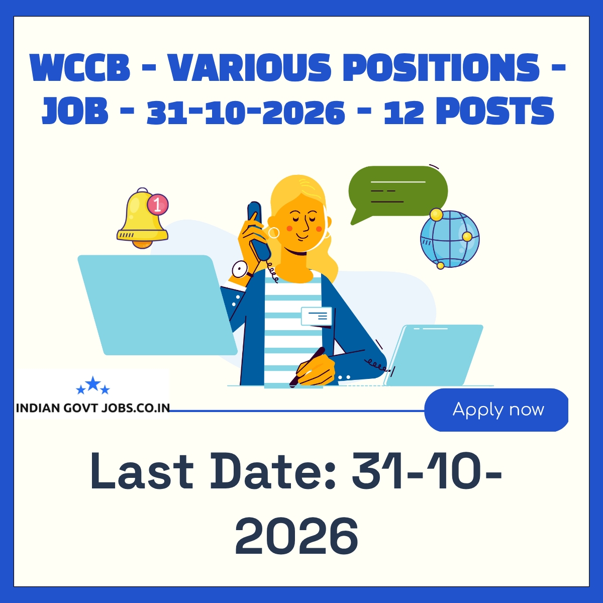 WCCB Assistant Director / Dy.SP/ACF Recruitment 2026