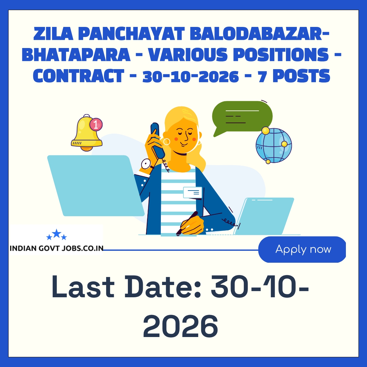 Zila Panchayat Balodabazar-Bhatapara Assistant Programmer Recruitment 2026