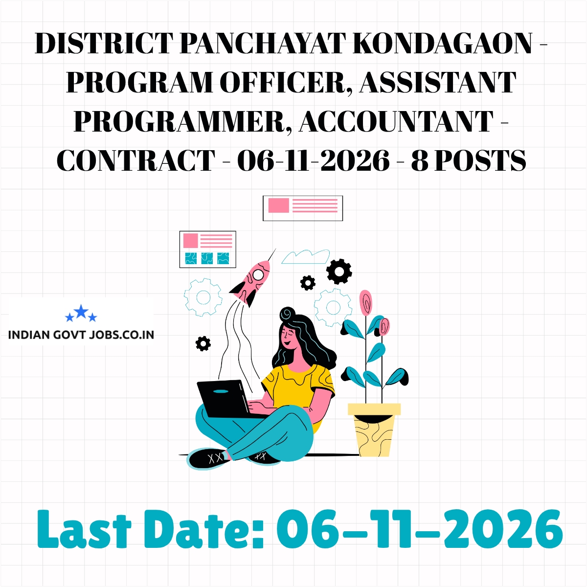 Zila Panchayat Kondagaon Program Officer Recruitment 2026